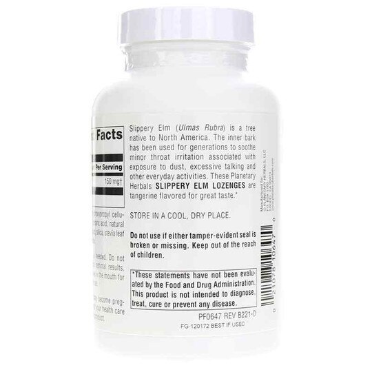 Slippery Elm Lozenges, PLH